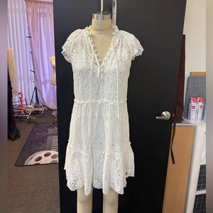 Generation Love White Lace Mini Dress
